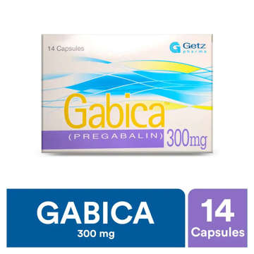 Picture of Gabica 300mg Cap 7x2s